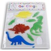 Dinosaurs Window Gel Clings - Dino Friends(T-Rex, Brontosaurus, Triceratops, Stegosaurus,