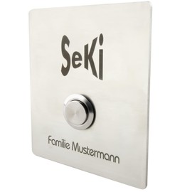 SeKi Stainless Steel Push Button Diameter 22 mm Touch Button Protruding Head Shape Screw Connection Bell Push Button