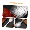 Alipis 2pcs Non-Stick Rice Spoon Paddle Thickened Metal Chinese Spoons