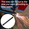 MECCANIXITY Black Round ABS Plastic Rods 1-inch Diameter and 12-inch