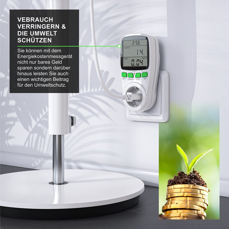 Arendo Energy Cost Meter 3680 W