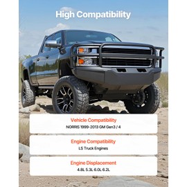 Engine Camshaft, 12625437 SP011-16 Cam Replacement, Compatible with Norris trucks from 1999-2013 GM Gen3/4, LS Truck Engine 4.8L, 5.3L, 6.0L, and 6.2L