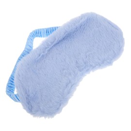 TOVINANNA Rabbit Fur Eye Mask Airplane Sleep Mask Comfortable Eye Mask Cute Sleep Mask Comfortable Sleep Mask Nighttime Eye Mask Eye Cover for Sleeping Sleep Eye Masks Women Plush Sky-blue