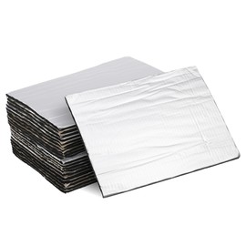 Cabilock 20Pcs Sound Deadening Insulation Mat for Cars Compact Van Heat Resistance Noise Dampening and Vibration Control Thick for Engine Trunk and Roof