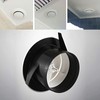 TOTMOX Ventilation Grille Exhaust Grille Round 125 mm ABS Plastic