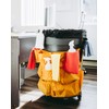QWORK Trash Can Caddy Bag, 10 Pocket Commercial Cleaning Bag,