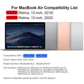 (Rose Gold) LCD Screen Replacement for MacBook Air A2179 A1932 Whit True Tone EMC 3184 EMC 3302 Retina Full Display Assembly A+++ FOCUS LCD