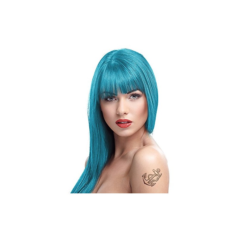X2 Crazy Color Semi-Permanent Colour Hair Dye 100ml (Blue Jade)