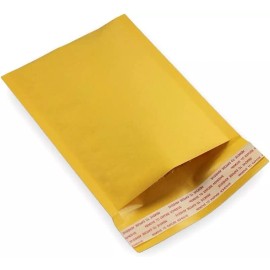 EcoSwift 10 Size #0000 4x6 Small Kraft Bubble Mailers Self Sealing 4 x 6 inches