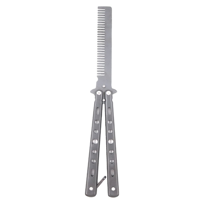 Tiardey Pack of 2 Butterfly Comb Foldable Pocket Comb Stainless