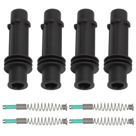 IUSOT Spring Repair Kit Ignition Module Ignition Coil 1.2 1.4 Repair Kit Ignition Coils Rubber Sleeves Ignition Coil Cover for Astra J Corsa D/E Cascada W13 Insignia Mokka Meriva B Zafira C 95514599