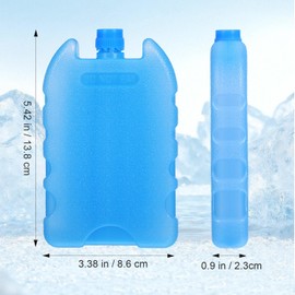 Kisangel 8pcs Reusable Ice Packs for Cooler Bags, Food Ice Packs for Lunch Boxes, Air Cooler Blocks for Office, Bedroom, Living Room, and Camping