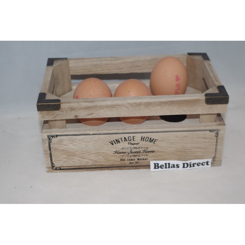 Shabby & Chic Egg Crate Holder Holder - Vintage Home