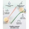 Cepillo de Silicona para Cuerpo Doble Cara wuysgay (2 Pzas)
