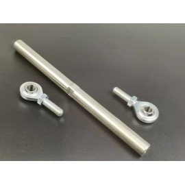 espeedpro21 7" ADJUSTABLE TENSIONING ROD HEIM JOINT ALTERNATOR BRACKET SBC BBC 350 400 454