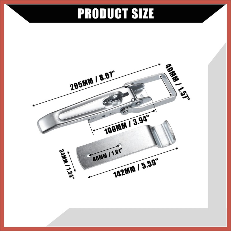 ACROPIX Utility Trailer Lift Gate Pull Latches/Rear Trailer Gate Latch