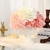 SITUMEIZI Hydrangea Pink Artificial Flower Fake Pink Flowers 21 Inch