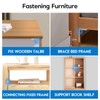 HOME MASTER HARDWARE Corner Brace White L Shelf Brackets Heavy
