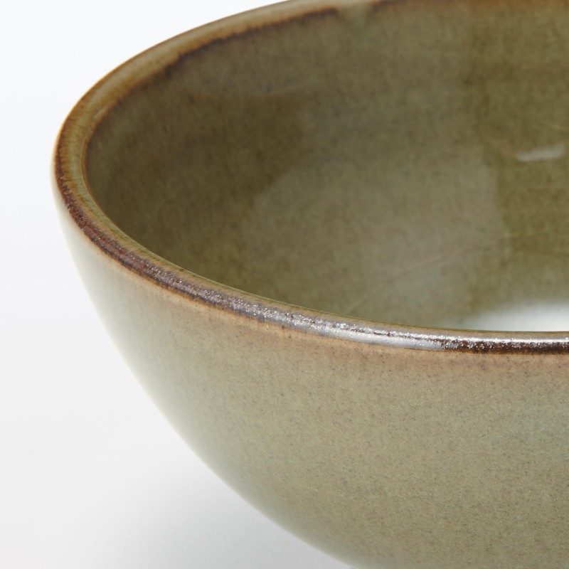 Muji 84319143 Banko Ware Rice Bowl, Small, Vidro Glaze