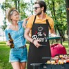ROSEMO Mr & Mrs Kitchen Apron The Boss and The
