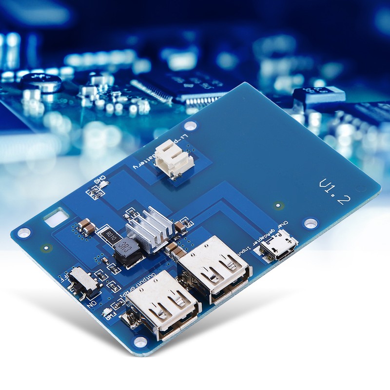 UPS Lipo Battery Expansion Board Independent Field Power Supply Dual