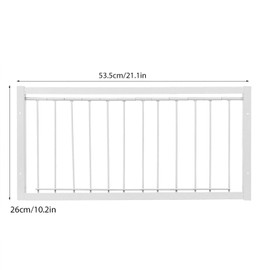 Birdcages T Trap, Pigeon Door Wire Bars Frame Entrance T Trap for Pigeon Birds House Door(53.5 * 26cm)