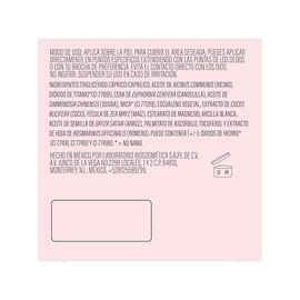 AHAL - Corrector con Jojoba y Extractos de Coco, Cobertura Media a Alta, Ideal para Ojeras, Imperfecciones y Todo Tipo de Piel, Hidratacin Suave y... 