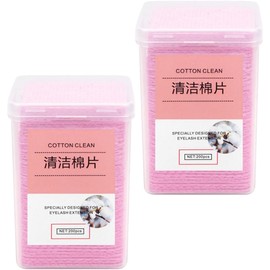 Paños para Limpiar Pegamento de Pestañas 400 Piezas Rosa, Toallitas Profesionales para Salón y Uso en Casa, Ideales para Extensiones y Sellado