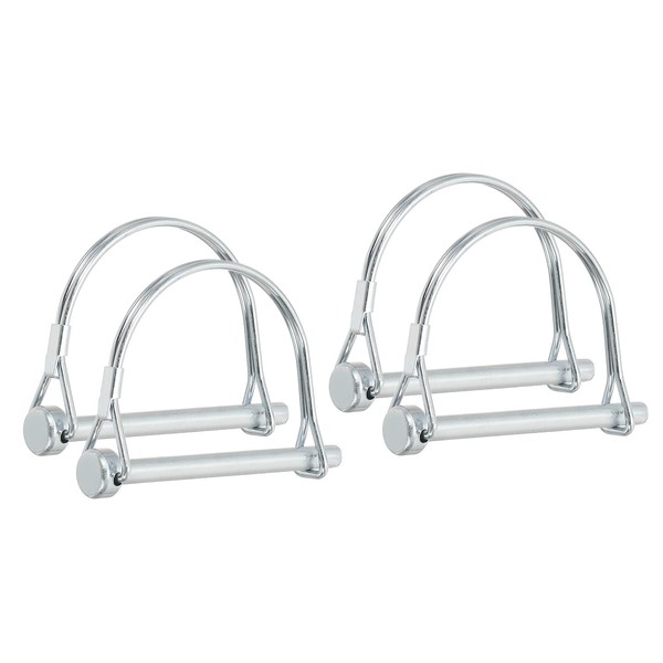 PATIKIL Trailer Coupler Pin 1/4x2-3/4x2.36"(D*L*IW), 4 Pcs Wire Lock Pin