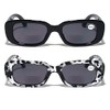 V.W.E. 2 Pairs Rectangular Bifocal Sunglasses Reader for Women Retro