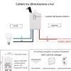 QIACHIP Wireless Light Switch with Transmitter and Receiver Kit, Wireless