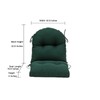 QILLOWAY Indoor Outdoor Seat Back Chair Pads Tufted Cushion, Spring/Summer