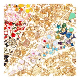 160 Pzs Accesorios Para Joyera En Lote, Mezcla Variada De Piezas Metlicas Para Aretes Y Pulseras, Ideales Para Diy De Collares, Pulseras Y...         