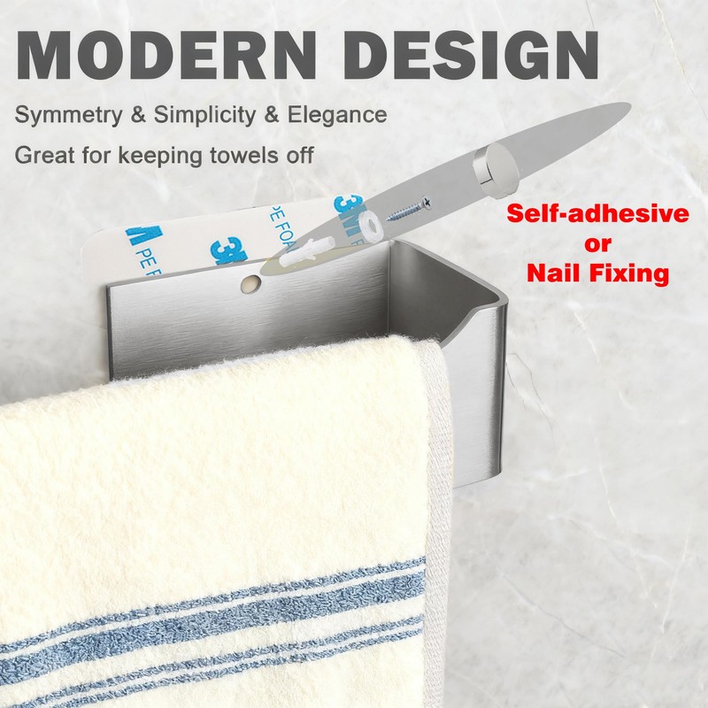 Self Adhesive Hand Towel Holder/Towel Ring,Stainless Steel Hand Towel Bar