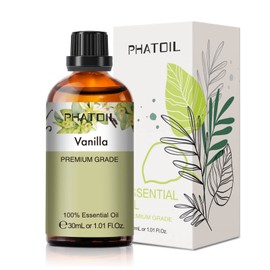 PHATOIL Aroma Oil, Vanilla, 1.0 fl oz (30 ml), Essential Oil, Vanilla Oil, Gift