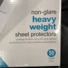 Office Depot Non-Glare Heavyweight Clear Sheet Protectors 50 pcs total