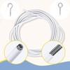 ASIWUJING Curtain Wire 10 Metres Net Curtain Wire Cord Cable