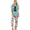 Lazy One Women's Pajama Set, Short Sleeves with Cute Prints,
