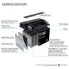 Mighty Max Battery YTZ12S 12V 11AH Battery for Honda 700