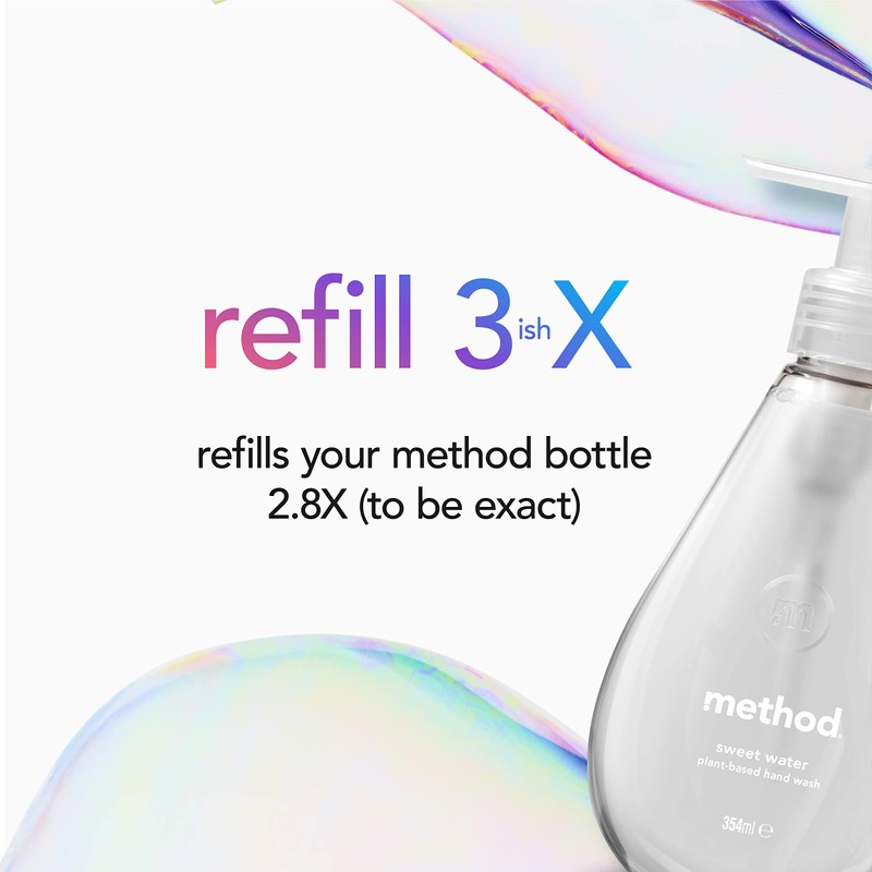 Method Gel Hand Wash Refill, Sweet Water, 1L