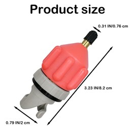 57lilina 3pcs Sup Paddle Board Inflator Air Pump Adapter Adaptor Attachments for Inflatables Kayaks Boats Stand Up Paddleboard Valve Connector Accessories Pink