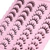 Manga Lashes Natural Look Anime False Eyelashes 20 Pairs Clear