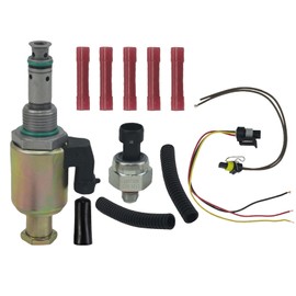 JUEDIMA 7.3 IPR Valve Injector Pressure Regulator & ICP Control Sensor with Pigtail Compatible with Ford F250 F350 F450 F550 E350 E450, Replace# 1841217C91 F81A9C968AA 1829856C91