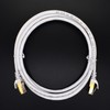 Triplett 50' White CAT7 SF/FTP 26AWG Stranded Patch Cable (CAT7-50WH)