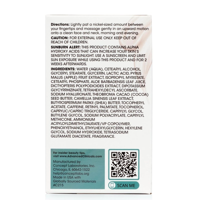 Advanced Clinicals Dark Spot Brightening Face Cream with Retinol and