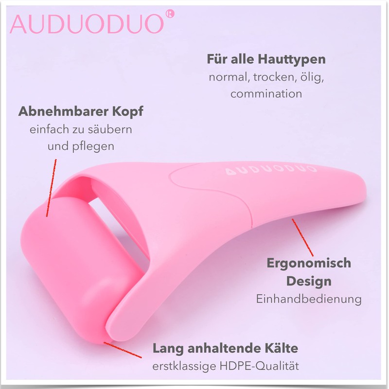 AUDUODUO® Premium Ice Roller Cold Therapy for Face and Body,