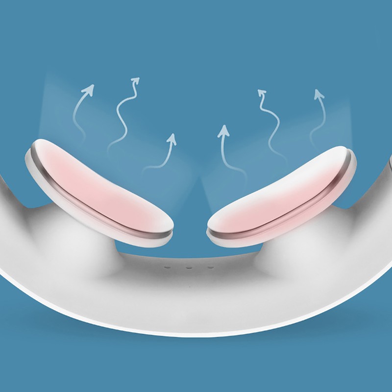 Pulse Neck Massager Electric Point Therapy Portable Hot Compress for