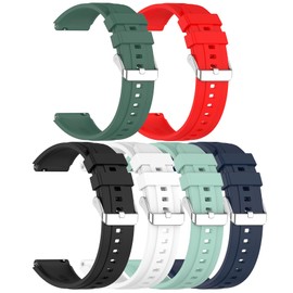 TenCloud 6 Pack Siliocne Bands Compatible with RUIMEN D1 Smart Watch