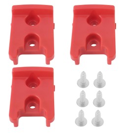 Briny River 3-Piece Wall Mount for Wireless Tool Holder with Screws Drill Wall Mount Compatible with Milwaukee M18 18 V 2.44 x 1.89 x 0.9 Inches / 0.5 x 0.92 Inches