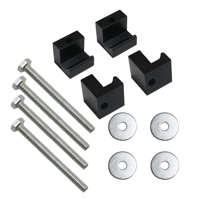 MSCRP Aluminum Mounting Clamps for Pickup Truck Tool Box Mount